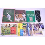 Selection of Cricket Memorabilia. To include Greg Thomas Benefit Tie, History of Llanelli Cricket
