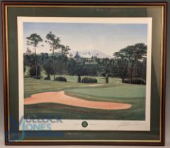 Graeme W Baxter Golf Artists Proof Print Jagawori Golf Club & Country Club 1992: signed in pencil by