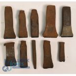 Collection of Golf Clubmakers and Retailers Cast Iron Club Head and Shaft Stamps (10) to incl '