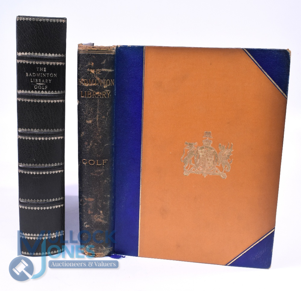 Golf: The Badminton Library - Custom Clamshell Box Hutchinson, Horace published by Longmans,