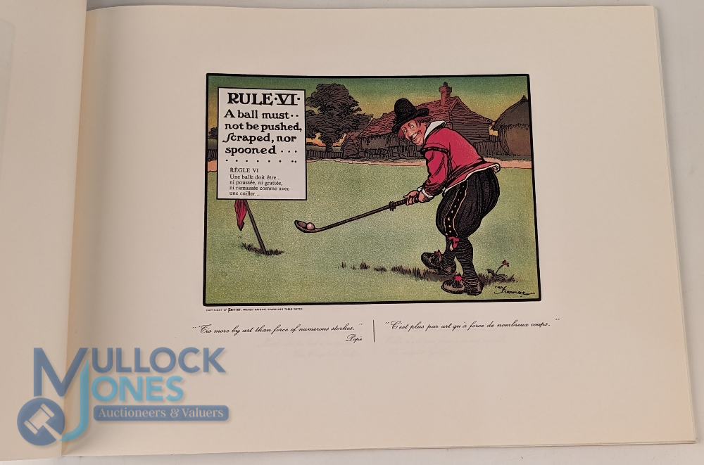 Crombie, Charles - "Some of The Rules of Golf" 1st reprint edition 1966 c/w dust jacket publ'd by - Image 2 of 3