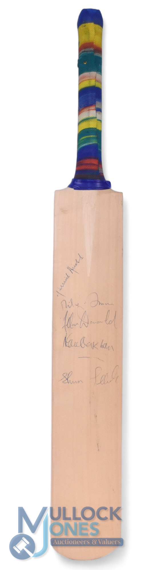 Warwickshire CCC 1994 Winners Signed Cricket Bat by D R Reeve, T A Munton, G C Small, P A Smith, M A - Bild 2 aus 2