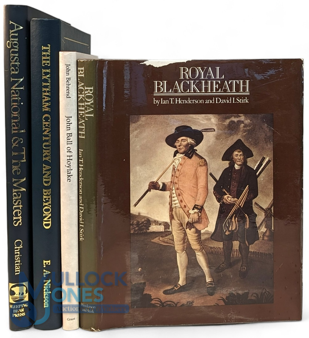 Golf History Book: John Ball of Hoylake John Behrend 1989, Royal Blackheath Ian Henderson and D