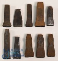 Collection of Golf Clubmakers and Retailers Cast Iron Club Head and Shaft Stamps (10) to incl