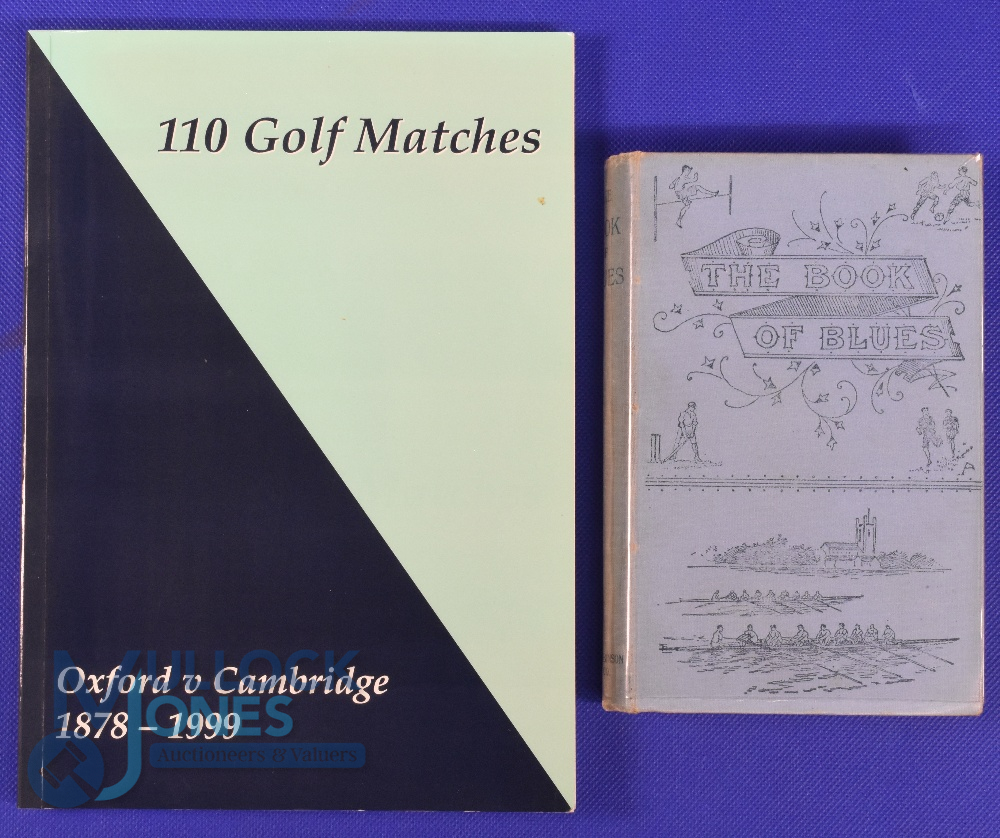 2x Oxford and Cambridge University Sports Books from 1827 onwards - to incl "Inter-University