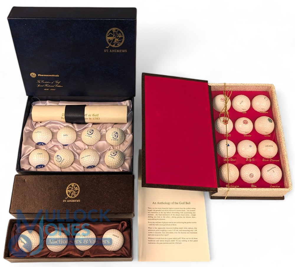 Limited Edition 'An Anthology of The Golf Ball' - Replica Antiques Dating 1899-1939 - a closeup look