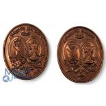 Pair of Copper Blackheath Royal Golf Club Medals, believed to be test impressions of the silver