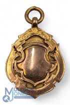 1932 SRA 9ct Gold Sporting Men's Champions Fob Medal, possibly Rifle or Racket Association medal -