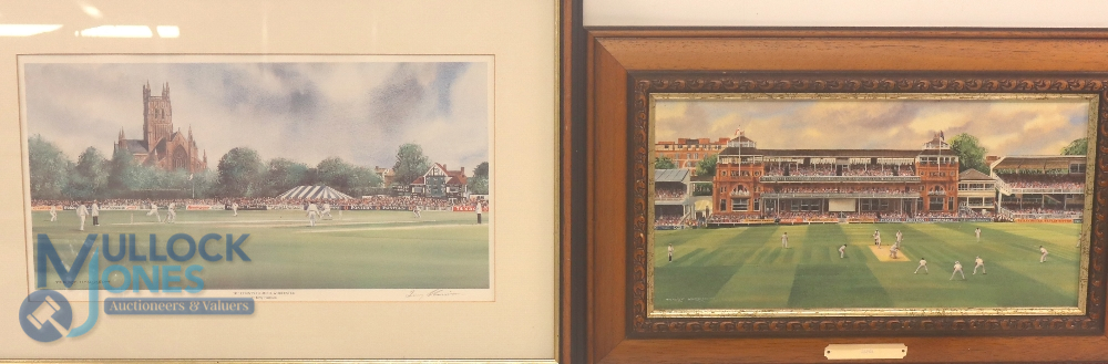 T W Graveney English Cricketer: signed ltd ed Artist Proof Portrait by Denise Dean No.24/100 - - Image 2 of 6