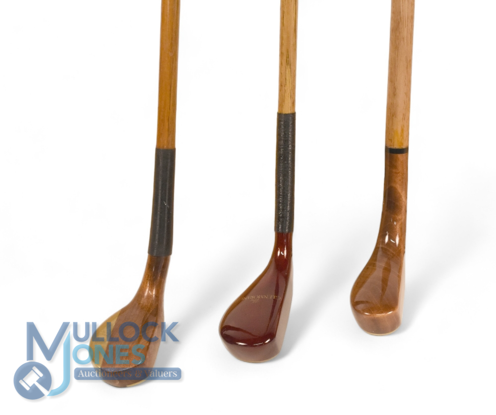 2x Scottish made Replica Clubs features 2x Putters one hand crafted by Swilken of St Andrews '