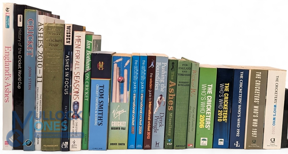 Selection of Cricket Books: to include The Cricketers Who's Who 1992, 1997, 2002, 2006, 2010,