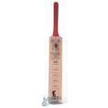 Cricketing Knights Signed Cricket Bat by Five of the Greats in Cricket Sir Colin Cowdrey, Sir