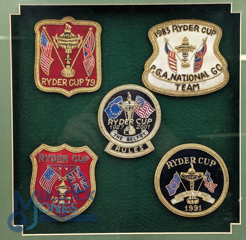 1972-2001 Ryder Cup Official Threaded Badges Patches, a fine collection to include: 1971 National - Image 3 of 3