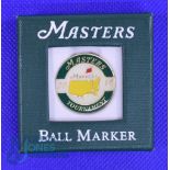 2016 Original US Masters Golf Tournament Enamel and Gilt Ball Marker - won by Danny Willet- in the
