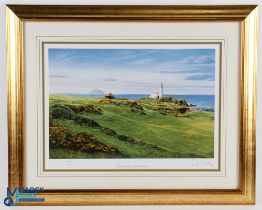 1997 Richard Chorley limited edition signed Turnberry Ailsa Course Print, ltd ed No.717/850, well