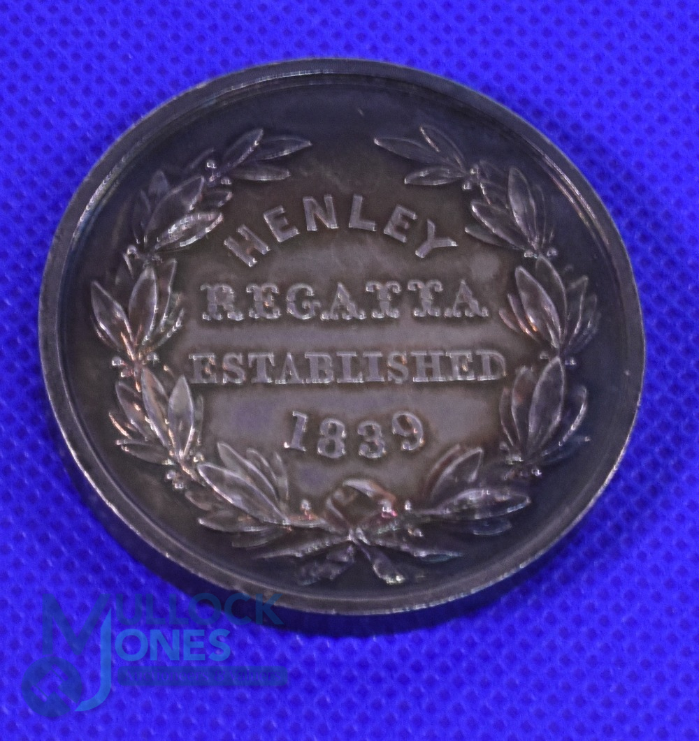 1870 Henley Regatta Thames Challenge Cup Prize Medal. The Thames Challenge Cup is a rowing event for - Image 2 of 2