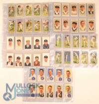 Cricket Cigarette Cards. To consist of 5 Full Sets 1908 Willis Cricketers, 1930 Players Cricketers,