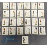 John Player Cigarette Cards: Golf 1939, complete set of 25 large format cards