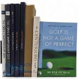 The Open Golf Annuals & Golf Books: a selection to include 2009, 2013, 2015, 2018, 2019 plus books