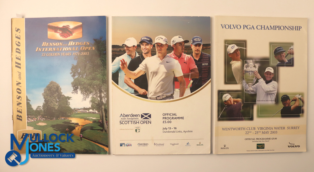 Autographs - multi-signed selection of Scottish Open Loch Lomond Golf Programmes (7): features - Bild 2 aus 4