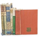6x Henry Longhurst Golf Books: to include a signed copy of Round In Sixty Eight 1953, with D/J, a