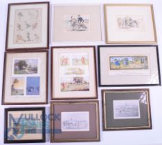 Golf Prints: a collection to include humorous golfing prints, engravings, small prints of the