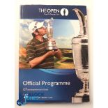 Autographs - multi-signed 2011 Open Golf Championship Programme Royal St George's - signatures in