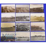 Interesting collection of Felixstowe Golf Links b&w postcards from the early 1900s onwards (12)