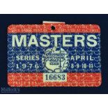 1976 US Masters Golf Tournament Badge - won by Raymond Floyd - complete with Augusta National Golf