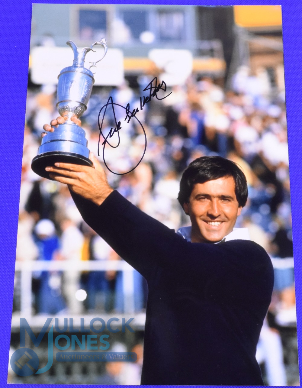 1984 Severiano Ballesteros Open Golf Champion Signed Press Photograph - played at St Andrews with