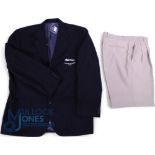 Leicestershire CCC Blazer and Trousers. Former property of Gordon James Parsons (born 17 October