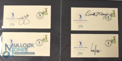 Golf Autographs - Signed First Day Covers features 8x signatures including Orville Moody, Jim