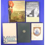 Collection of Scottish Golf related History Books (5) to incl Olive M Geddes 'A Swing Through Time -