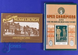 Colville, George M signed Musselburgh Golf Books (2) to incl 'Five Open Champions and The