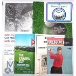 Golf Programmes and paperwork, with noted items of Howson-Algraphy Pro Am tournament programmes