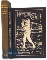 Darwin, Bernard - 'Golf Between Two Wars' 1st ed 1944 - missing D/j, with Hints on Golf - Horace