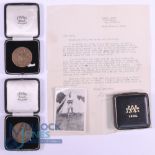 William A Land Athlete 1935 London AAA Javelin, High Jump, Discus Sporting Medals. Comes with a