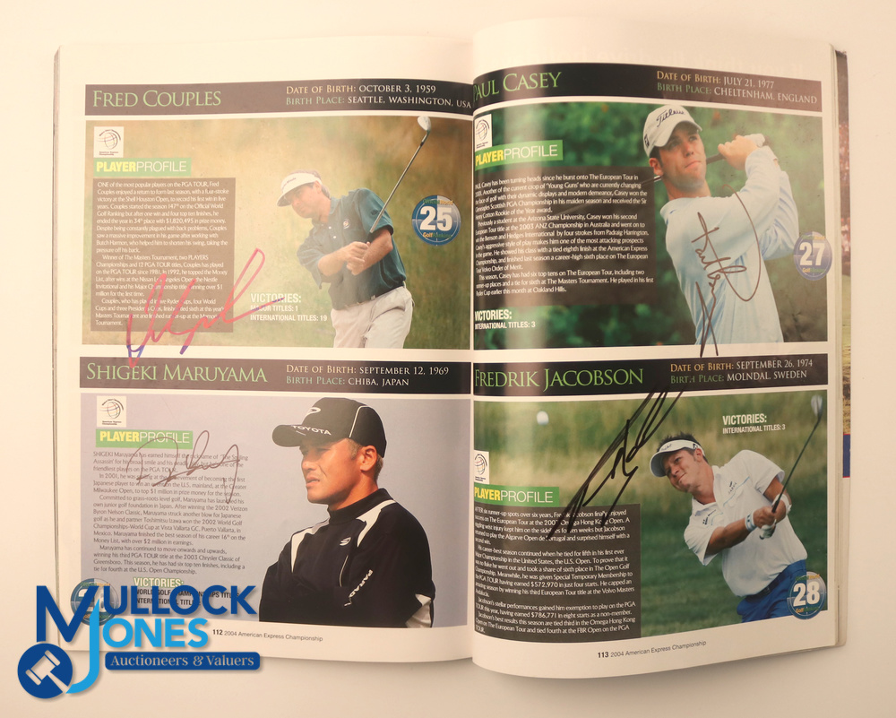 Autographs - multi-signed 2004 and 2006 American Express Championship Golf Programmes (2) with - Image 3 of 3