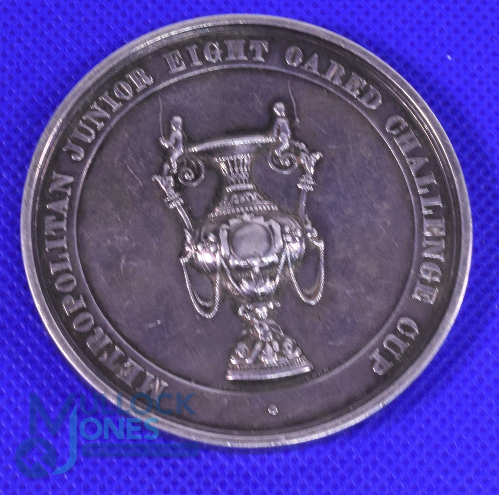 Metropolitan Amateur Regatta (Est. 1866), Metropolitan Junior Eight Oared Challenge Cup, a silver - Image 2 of 2