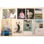 Autographs - selection of signed Golf Photographs featuring Nick Faldo, Henrik Stenson, Todd