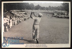 The Famous "Ben Hogan No.1 Iron Shot" black and white Photograph Picture - to Win the 1950 US Open