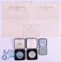 William A Land 1936 Cambridge University Sporting Medals. To include Javelin 2nd, Discus 2nd, High