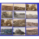 Interesting collection of Cleeve Hill, Caldy (West Kirby), Clacton on Sea and Copthorne b&w