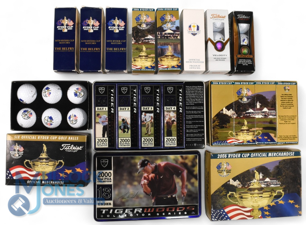 Quantity of Various Golf Balls to incl 15x Tiger Woods 2000 82nd PGA Championship Golf Balls in