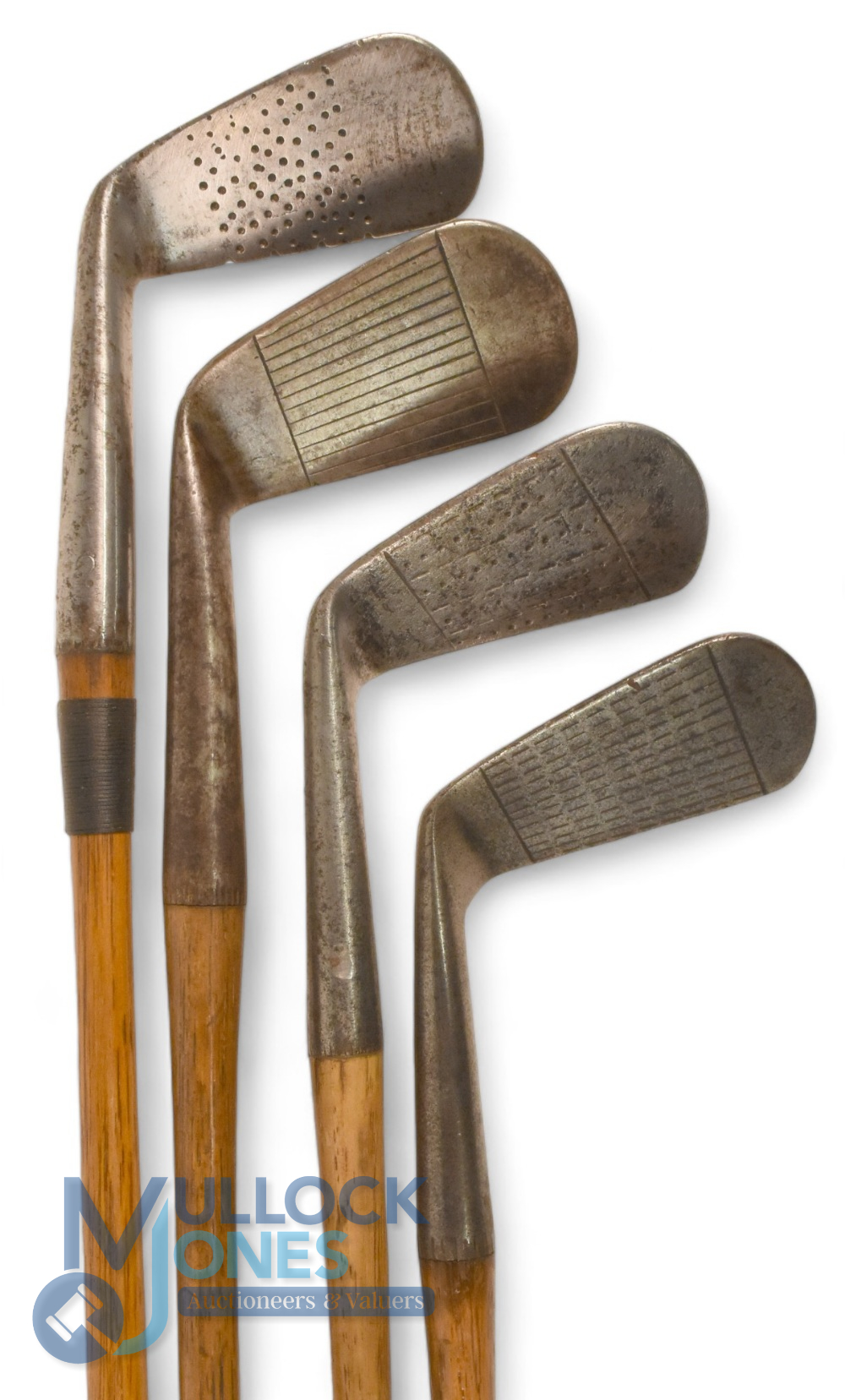 4x Assorted mashie irons incl Cann & Taylor, Hendry & Bishop the Swift cleek mark, Melvin Brown of - Image 2 of 2