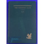Scarce 1938 The Country Club, Brookline Massachusetts Annual Hand Book - c/w frontis piece of