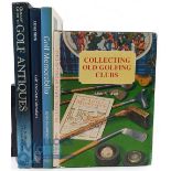 Golf Collecting Reference Books: to include Collecting Old Golfing Clubs Alick A Watt 1985 signed