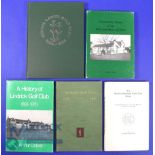 Collection of Mostly Northern English Golf Club Histories - 2x signed (5) to incl 2 x Lindrick