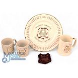 Belgrave Harriers Athletics - Centenary Plate, Tankard and two mugs in excellent condition and a
