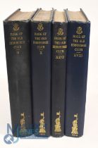 4x Volumes of 'The Book of The Old Edinburgh Club' with early references to golf to incl 1909 Vol.